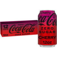 Coca-Cola Zero Sugar Soda Soft Drink, 12oz - 12 Each