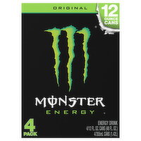 Monster Original Energy Drink - 4 Each