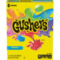 Gushers Tropical Fruit Flavored Snacks - 6 Each