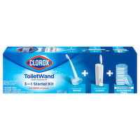 Clorox Toilet Cleaning Kit, 3-in-1 Starter Kit, 1 Each