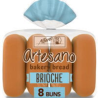 Alfaro's Brioche Hot Dog Buns, 8 count, 13.55 oz - 8 Each