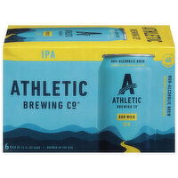 Athletic Brewing Co Beer, IPA, Run Wild, 6 Each