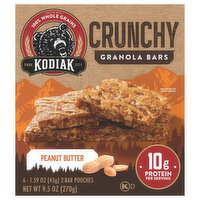 Kodiak Crunchy Peanut Butter Granola Bars - 6 Each
