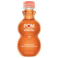 Pom White Tea, Pomegranate Peach Passion, 12 Ounce