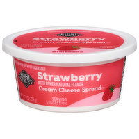 First Street Cream Cheese Spread, Strawberry, 8 Ounce