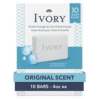 Ivory Bar Soap Original Scent, 10 Each