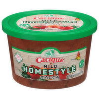 Cacique Salsa, Homestyle, Mild, 16 Ounce