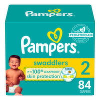 Pampers Swaddlers Diapers - Size 2 (12-18 lbs) - 84 Each