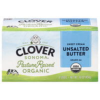 Clover Sonoma Organic Unsalted Sweet Cream Butter