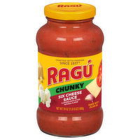 Ragu Sauce, Six Cheese, Chunky, 24 Ounce