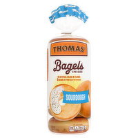 Thomas' Pre-Sliced Sourdough Bagels - 6 Each