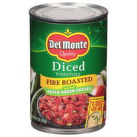 Del Monte Tomatoes, Fire Roasted, Diced, 14.5 Ounce