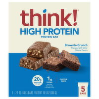 Think! Brownie Crunch Protein Bar - 5 Each