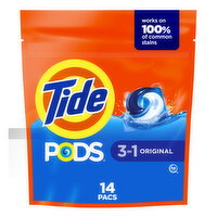 Tide Tide PODs Laundry Detergent, 14 Count, Original Scent - 14 Each