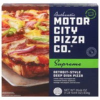 Motor City Pizza Co. Pizza, Deep Dish, Detroit-Style, Supreme - 29.44 Ounce