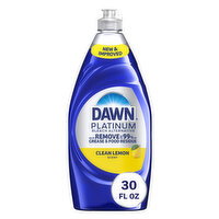 Dawn Dawn Platinum Dish Soap Bleach Alternative Clean Lemon, 30oz - 30 Ounce