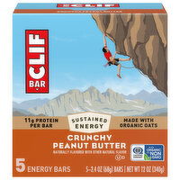 Clif Bar Crunchy Peanut Butter Energy Bars - 5 Each