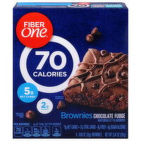 Fiber One Brownies, Chocolate Fudge - 6 Each