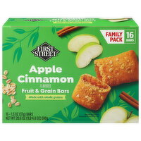 First Street Apple Cinnamon Fruit & Grain Bars - 16 Each