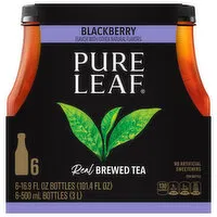 Pure Leaf Brewed Tea, Blackberry, Real, 6 Each