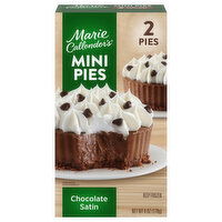 Marie Callender's Pies, Chocolate Satin, Mini - 2 Each
