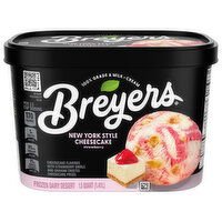 Breyers New York Style Cheesecake Strawberry Frozen Dairy Dessert - 1.5 Quart
