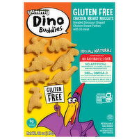 Yummy Chicken Breast Nuggets, Gluten Free, Breaded, Dinosaur-Shaped - 32 Ounce