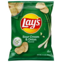 Lay's Potato Chips, Sour Cream & Onion Flavored - 2.5 Ounce