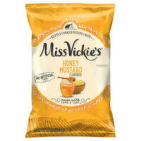 Miss Vickie's Potato Chips, Honey Mustard Flavored, Kettle Cooked - 8 Ounce