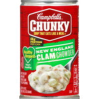 Campbell's Soup, Clam Chowder, New England - 18.8 Ounce