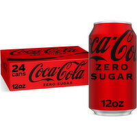 Coca-Cola Zero Sugar Soda Cans - 24 Each