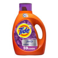 Tide Plus Febreze Freshness Spring & Renewal Liquid Laundry Detergent, 84 fl oz, 59 Loads, HE Compatible - 84 Fluid ounce