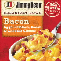 Jimmy Dean Breakfast Bowl, Bacon, Frozen, Bowl, 7 Ounce