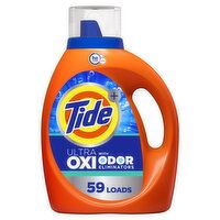 Tide Ultra Oxi with Odor Eliminators Liquid Laundry Detergent , 59 Loads