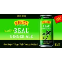 Reed's Real Ginger Ale, 12 oz Cans, 96 Ounce