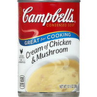 Campbell's Condensed Soup, Cream of Chicken & Mushroom, 10.5 Ounce