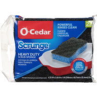 O-Cedar Scrub Sponge, Heavy Duty, 2 Pack - 2 Each