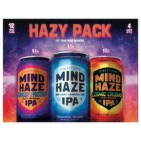 Firestone Walker Hazy Tropical/Brain Melter/Cosmic Crusher Hazy Pack Beer - 12 Each