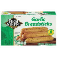 First Street Breadsticks, Garlic - 6 Each