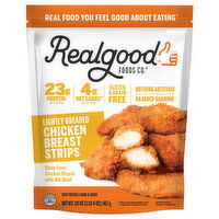 Realgood Foods Co. Lightly Breaded Chicken Breast Strips