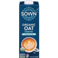 Sown Oat Creamer, Organic, Vanilla - 32 Fluid ounce