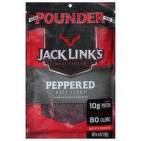 Jack Link's Beef Jerky, Peppered - 16 Ounce