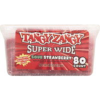 Tangy Zangy Sour Strawberry, Super Wide - 80 Each