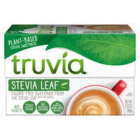 Truvia Sweetener, Calorie-Free, Stevia Leaf - 2.82 Ounce