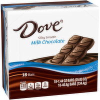 DOVE Milk Chocolate Singles Size Candy Bar Box, 28.444 Ounce