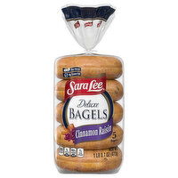 Sara Lee Bagels, Cinnamon Raisin, Deluxe