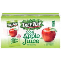 Tree Top 100% Apple Juice, from Concentrate, 8 Each