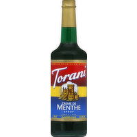 Torani Syrup, Creme De Menthe - 25.4 Ounce