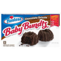 Hostess Cakes, with Icing, Chocolate Drizzle, 8 Each