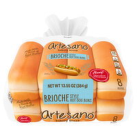 Artesano Brioche Style Hot Dog Buns - 8 Each